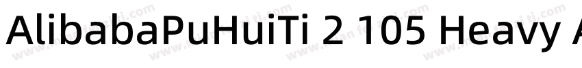 AlibabaPuHuiTi 2 105 Heavy Alibaba字体转换